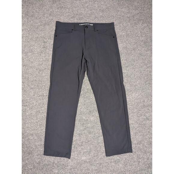 Western Rise AT Pants Mens Size 35x34/32 (35x28) Stretch Blue Gray